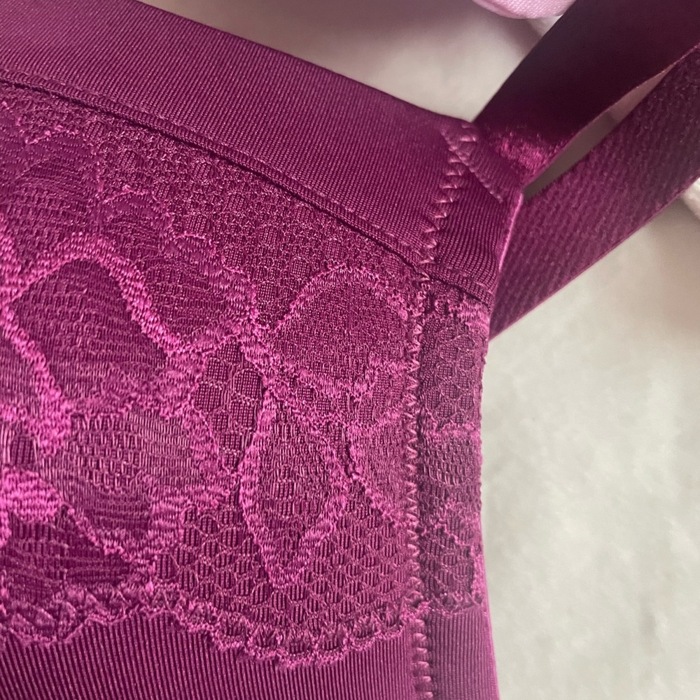 Maidenform Self Expressions Women 2pk Push-Up Bra orchid/maroon lace SE5757/s36B - Picture 9 of 15